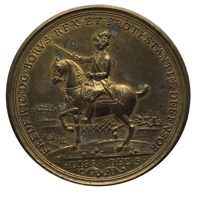 Medal - Frederick II Battle of Rosbach and Lissa; Prussia front