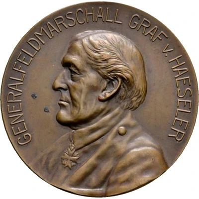 Medal - Generalfeldmarschall Gottlieb von Haeseler ND front