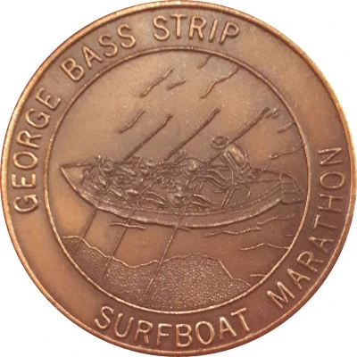 Medal - George Bass Strip Surfboat Marathon ND front