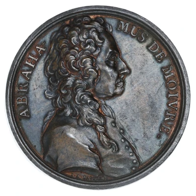 Medal - George II Abraham de Moivre front