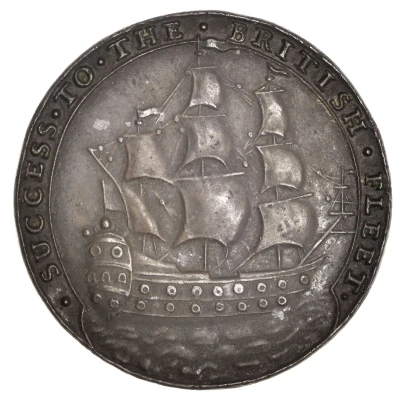 Medal - George II Admiral Vernon back