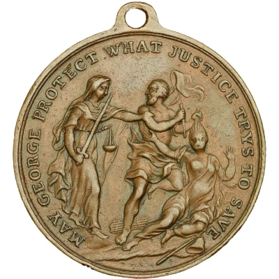 Medal - George II Dissensions; bronze front