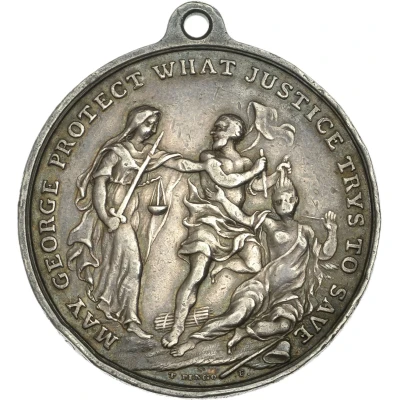 Medal - George II Dissensions; silver front