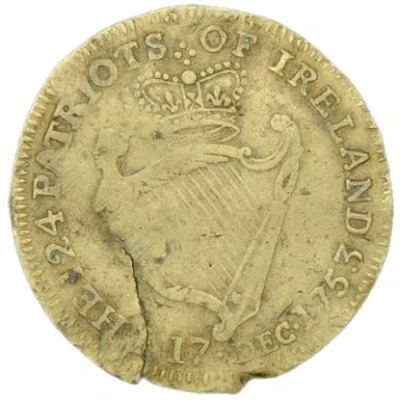 Medal - George II Irish Surplus Revenue Dispute back