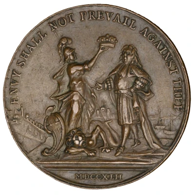 Medal - George II Sir Robert Walpole back