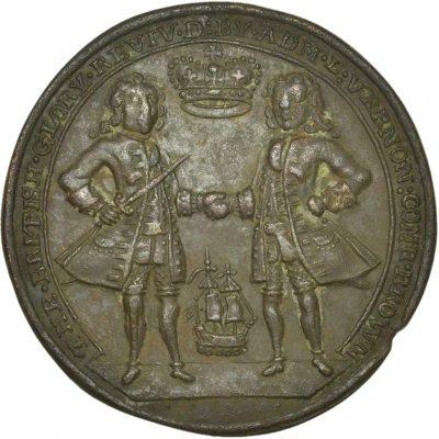 Medal - George II Vernon, Brown, and Walpole front
