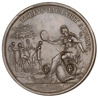 Medal - George III Accession; Pingo, bronze, 55mm back