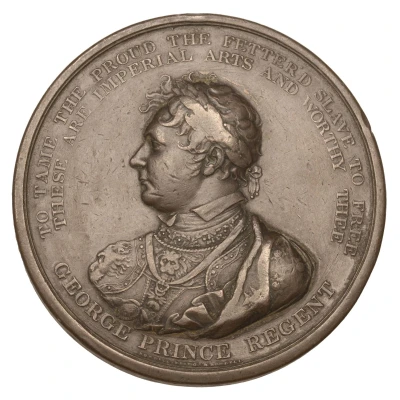 Medal - George III Bombardment of Algiers; bronze front