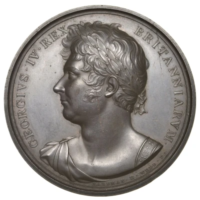 Medal - George IV Coronation; T. Webb front