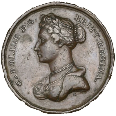Medal - George IV Death of Caroline; Kempson, bronze front