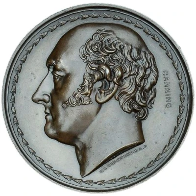 Medal - George IV George Canning front