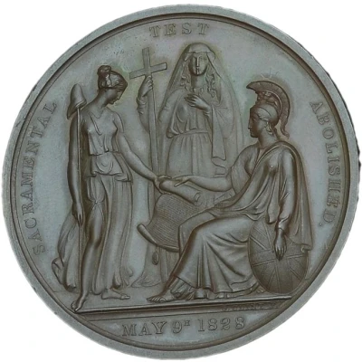 Medal - George IV Sacramental Test Act front