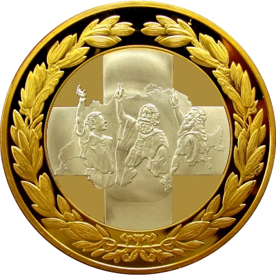 Medal - Giants of Switzerland Willhelm Tell ND back