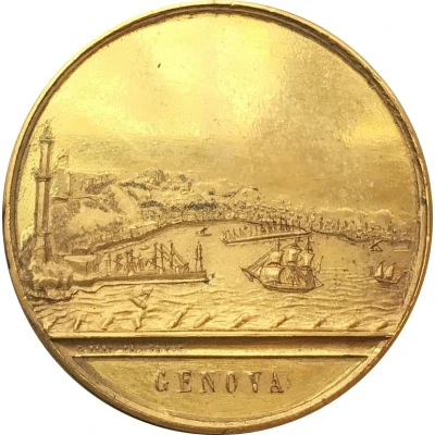 Medal - Giovan Battista Perasso 100 years of Liberation from Austria back