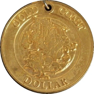 Medal - Gold Coast Dollar - Pacific 1000 Event Souvenir back