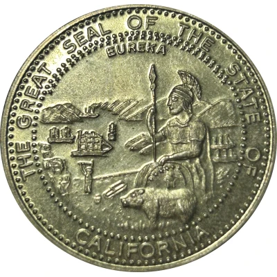 Medal - Golden Gate Bridge (San Francisco, California) ND front