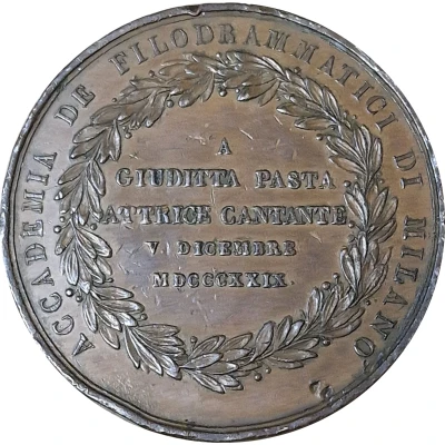 Medal - Goldoni Alfieri back