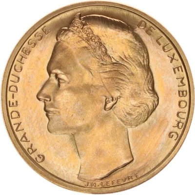 Medal - Grand Duchesse Josephine Charlotte front