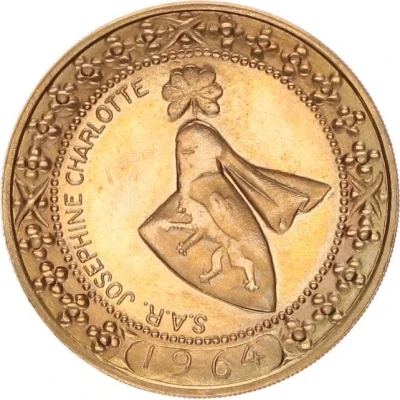 Medal - Grand Duchesse Josephine Charlotte back