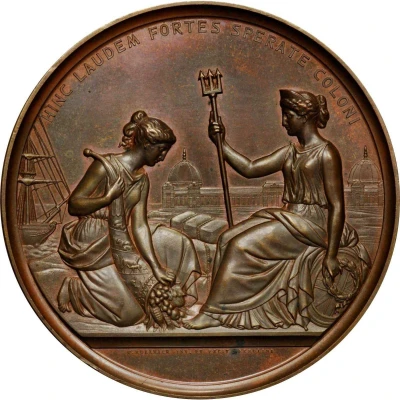 Medal - Great London Exposition Prize Bronze back