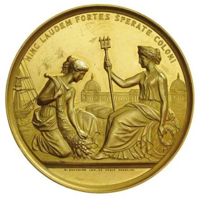 Medal - Great London Exposition Prize Gold back