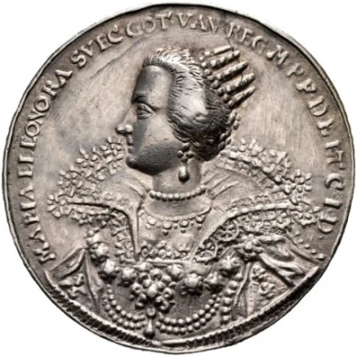 Medal - Gustav II Adolf Wedding with Eleonora of Brandenburg ND back