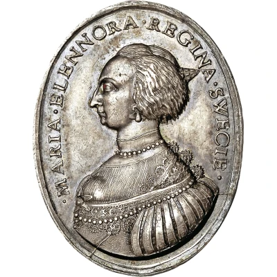 Medal - Gustav II Adolf Wedding with Eleonora of Brandenburg ND back