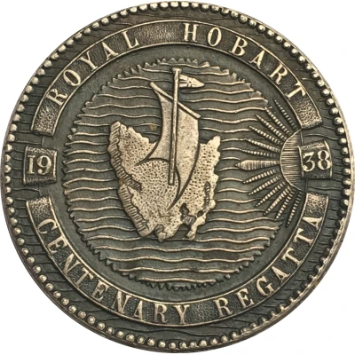 Medal - Hobart Centenary Regatta Event Medal back