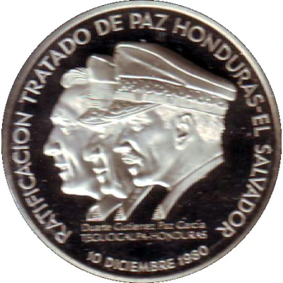 Medal - Honduras - El Salvador Peace Treaty front