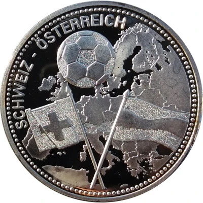 Medal - Host countries of Euro 2008 Switzerland-Austria front