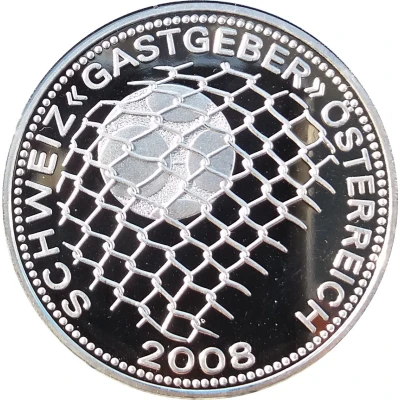 Medal - Host countries of Euro 2008 Switzerland-Austria back
