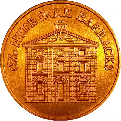 Medal - Hyde Park Barracks Opening Australian Numismatic Society front