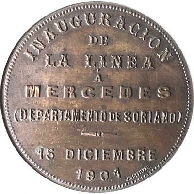 Medal - Inauguration of the Line to Mercedes back