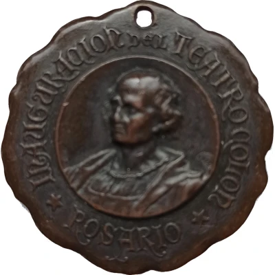 Medal - Inaugurazion del Teatro Colon - Rosario front