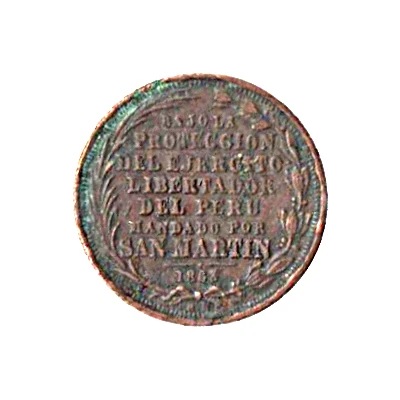 Medal - Independence of Lima back