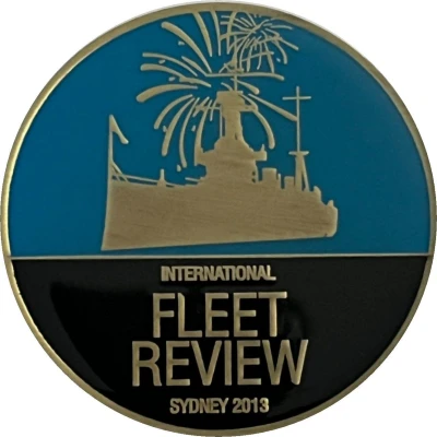 Medal - International Fleet Review Sydney Military Medal front