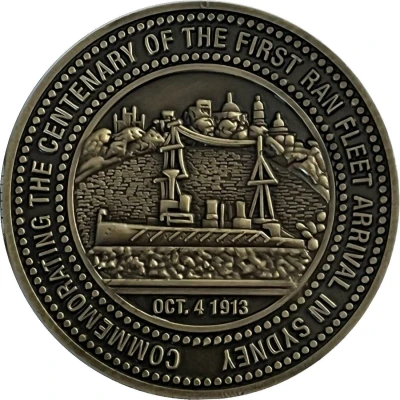 Medal - International Fleet Review Sydney Military Medal back