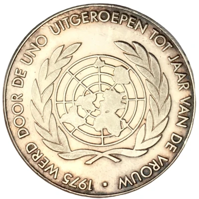 Medal - International Women's Year back