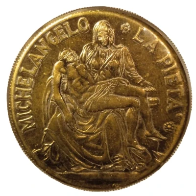 Medal - Ioannes Paulus II (La Pietà) ND back