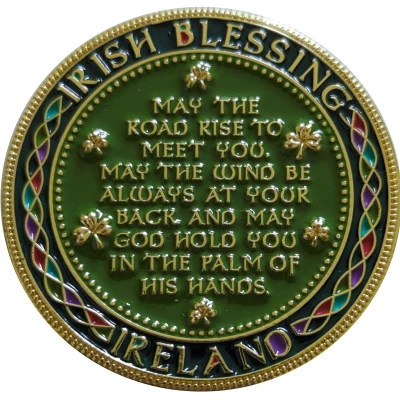 Medal - Irish Blessing ND back