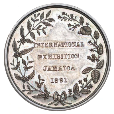 Medal - Jamaica International Exhibition back