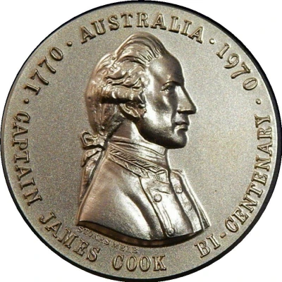 Medal - James Cook Bicentenary - State Savings Bank Historical Medal front