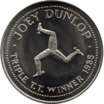 Medal Joey Dunlop, Triple T.T. Winner ND front