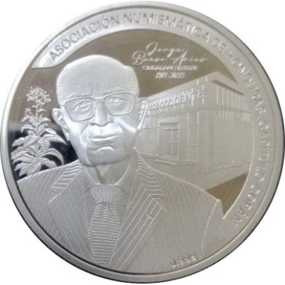 Medal: Jorge Bueso Arias 200 Years of Santa Rosa as National Village front