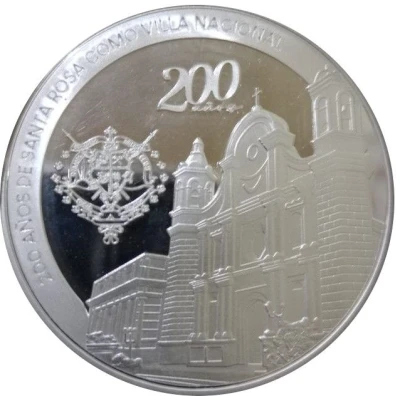 Medal: Jorge Bueso Arias 200 Years of Santa Rosa as National Village back