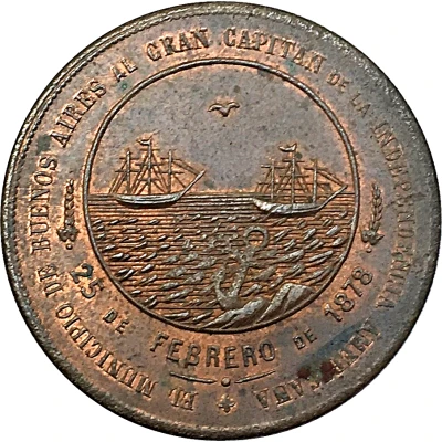 Medal - José de San Martín Buenos Aires back