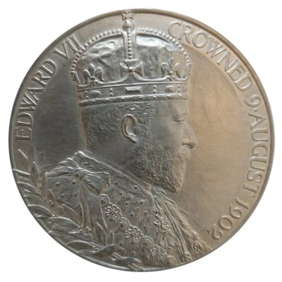 Medal - King Edward VII and Queen Alexandra Coronation front