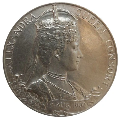 Medal - King Edward VII and Queen Alexandra Coronation back