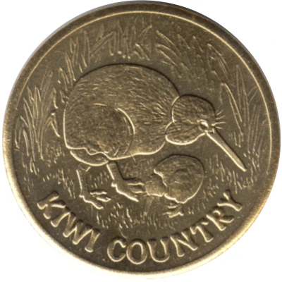 Medal - Kiwi Country (Tourist Souvenir) ND front