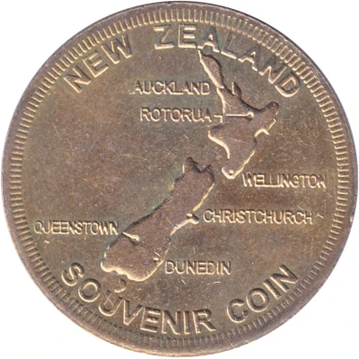 Medal - Kiwi Country (Tourist Souvenir) ND back